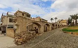 Photo of old city aqueduct in Nicosia