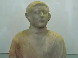 Sasanian marble bust. National Museum of Iran, Tehran