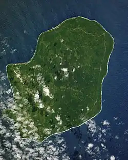 Satellite image of Niue