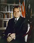 37th President of the United States Richard Nixon (J.D. 1937)[373][374]
