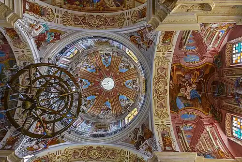 Interior of the Church of the Corpus Christi in Nyasvizh