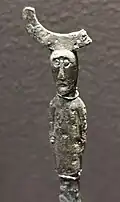 Figurine believed to be a representation of Odin found at the Uppåkra temple