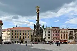 Horní náměstí with Holy Trinity Column, Olomouc