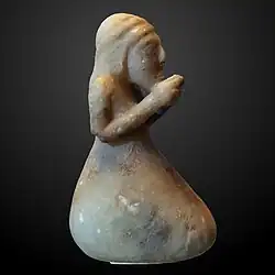 Orant statuette, Susa II, Louvre.[44]