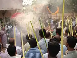 Oriental Orthodox Christians celebrating Palm Sunday