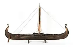 Oseberg ship design (c. 800 AD: 22 m)