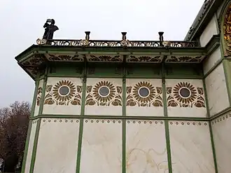 Detail of the Karlsplatz station (1894–99)