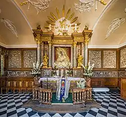 An ornate Baroque chapel