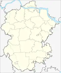 Cheboksary is located in Chuvash Republic