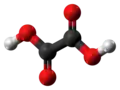 Skeletal formula of oxalic acid
