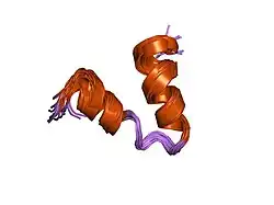 1fvy: SOLUTION STRUCTURE OF THE OSTEOGENIC 1-31 FRAGMENT OF THE HUMAN PARATHYROID HORMONE