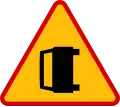 Traffic accident - Polish road sign