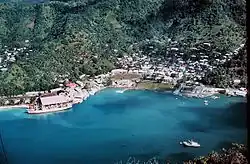 Pago Pago Harbor is the world's largest natural deep harbor.[173][174]