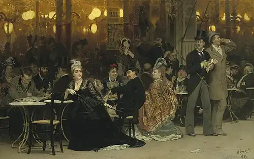 A Paris Cafe, Museum of Avant-Garde Mastery, Moscow (1875)