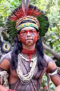 Body painting, Indigenous peoples in Brazil, Pataxo tribe.