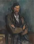 Paul Cézanne, c. 1899, Homme aux bras croisés (Man with Crossed Arms), oil on canvas, 92 × 72.7&nbsp;cm