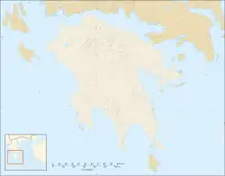 Battle of Navarino is located in Peloponnese