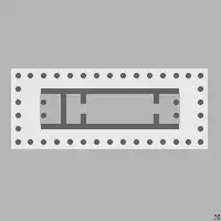 Opisthodomos + Adyton + Naos + Pronaos