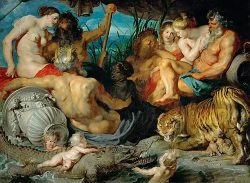 The Four Continents; by Peter Paul Rubens; c.1615; oil on canvas; 209 x 284&nbsp;cm; Kunsthistorisches Museum, Vienna, Austria