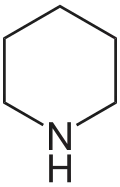 Structure of piperidine