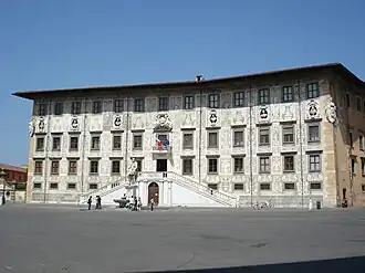 Palazzo della Carovana, Scuola Normale Superiore di Pisa main building, Tuscany. Currently attended by about 600 undergraduate and postgraduate (PhD) students. Together with the University of Pisa and Sant'Anna School of Advanced Studies, it is part of the Pisa University System.[33]