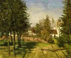 The Pine Trees of Louveciennes, Camille Pissarro, 1870