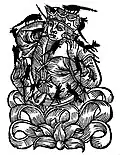 Imaginary depiction of Popiel II in Sarmatiae Europeae descriptio by Alexander Guagnini