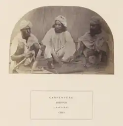 Tarkhans in Lahore (c. 1862–1872)