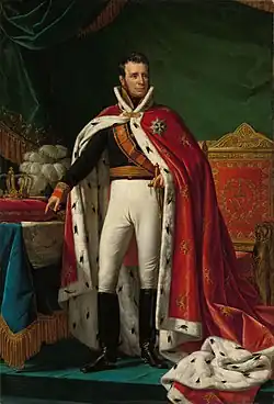 Portrait of William I, King of the Netherlands (1819) by Joseph Paelinck