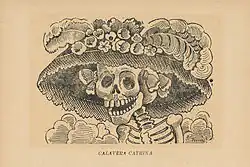 La Catrina, by José Guadalupe Posada.