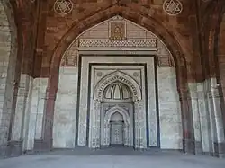 Mihrab in the Qila-i-Kuhna Mosque, in Delhi