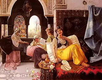Harem Scene, Quintana Olleras, 1851–1919