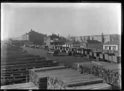 Railway siding for unloading coal and timber, Dunedin (1926)