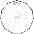 Regular hendecagon