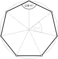 Regular heptagon