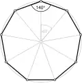 Regular nonagon
