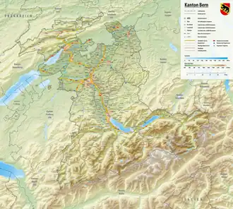 Jungfrau is located in Canton of Bern
