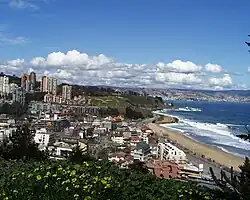 Panoramic view of Reñaca, Viña del Mar