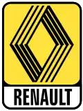 Logo of Renault from 1973 to 1982 (Vasarely Logo)