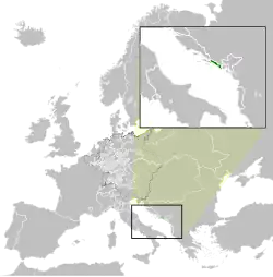 Borders of the Republic of Ragusa