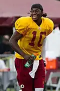 Robert Griffin III Quarterback and winner of the 2011 Heisman Trophy