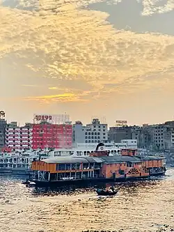 Rocket paddle steamer off Dhaka, Bangladesh