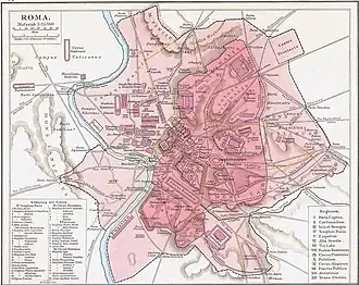 Roman Forum is located in Rome