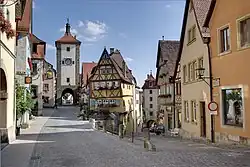 Rothenburg is one of the best known towns in Franconia.