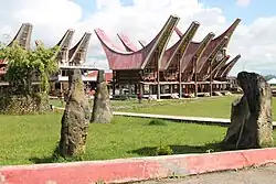 Tongkonan of Toraja people, South Sulawesi