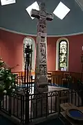 The Ruthwell Cross, a stone Anglo-Saxon cross located in Ruthwell, Dumfriesshire (8th century)