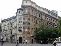 SBI main branch at Mumbai lit up