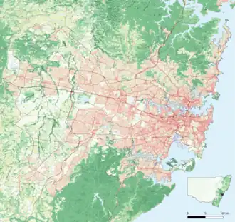 Parramatta is located in Sydney
