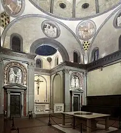 View of the Old Sacristy (Sagrestia vecchia)