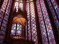 Medieval glass at Sainte-Chapelle, Paris
